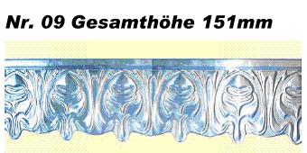 Zierblende Nr. 09, Gesamthöhe 151 mm